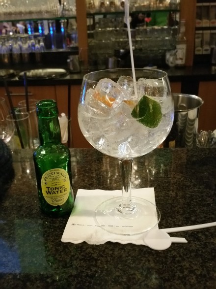 Ah. The Intercontinental knows how to serve a G&T!