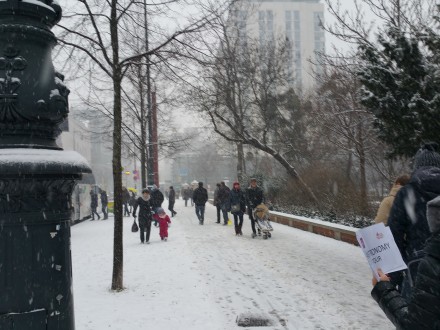 Snow, finally!