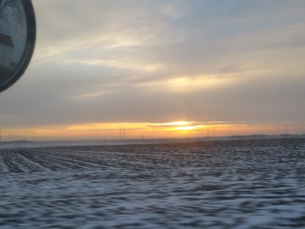 Sunset over Niederösterreich