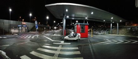 Topping up...