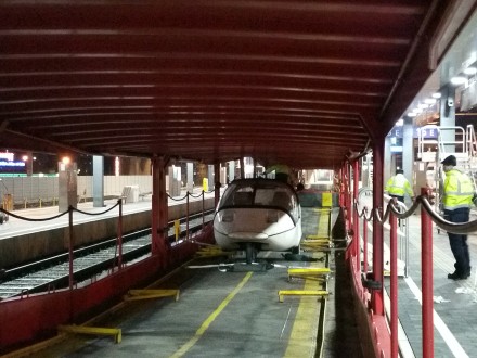 VIP treatment - TW560 gets a full carriage to itself