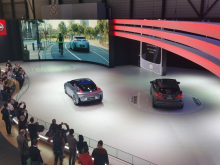 Nissan: 70% of booth dedicated to autonomous driving demo