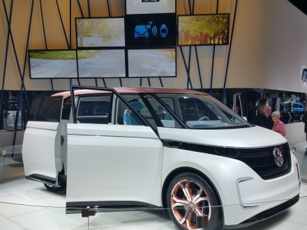 Hidden on booth, no interest by visitors, VW's eBuddy