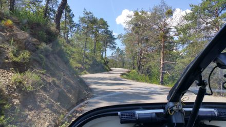 On the way up to the Sanctuaire d'Utelle