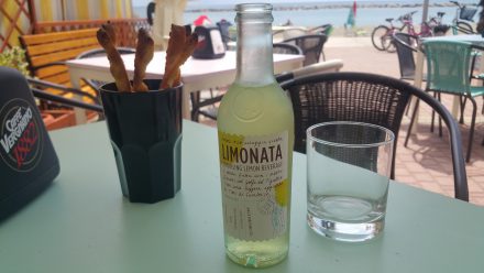 Sun, sea, lemonade and bread sticks..