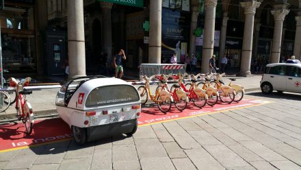 A TWIKE is a 'TWIN'-bike, right? This is why this must be our parking spot!