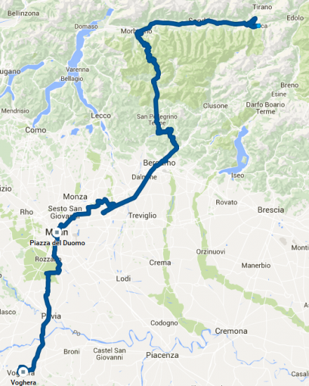 TDAF2016 - Day 8 GPS track