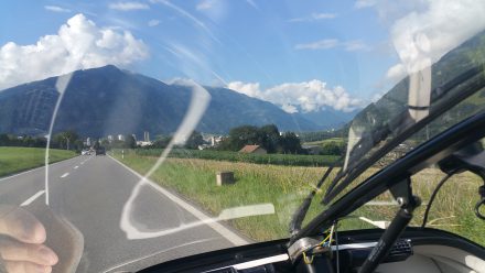 Chur's (impressive ;) ) skyline ahead