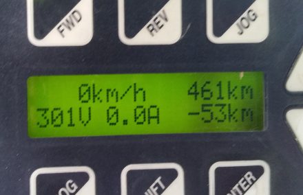 We're at the end of the charge - 300V cutoff