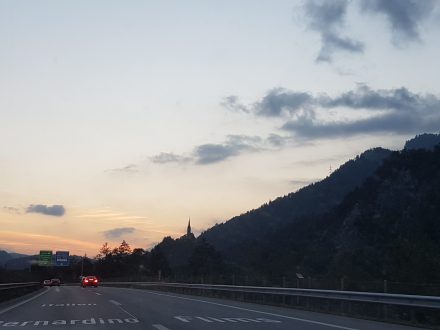 Left, San Bernardino - right, Tamins