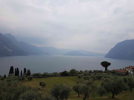 Lago d'Iseo with island