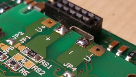 Clean soldered points