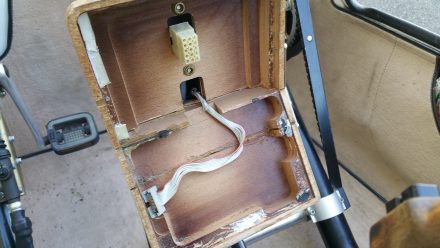 Fully dismantled front panel