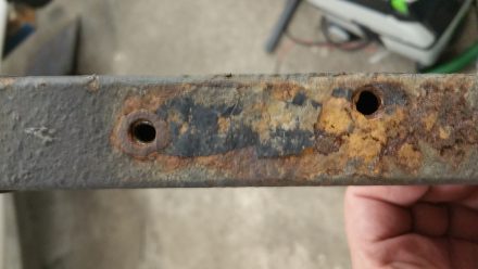 Break shoe mount points