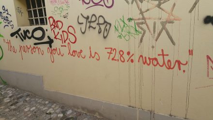 Philosophic graffiti