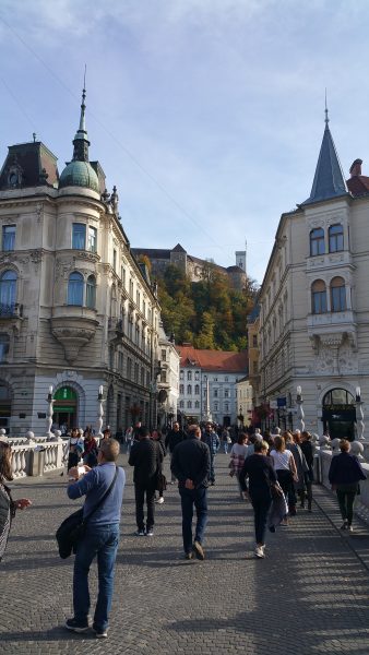 Ljubljana old town and castle
