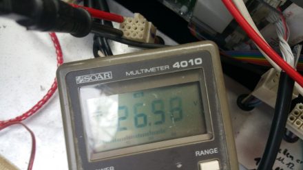 Usual voltage per 8-cell stack