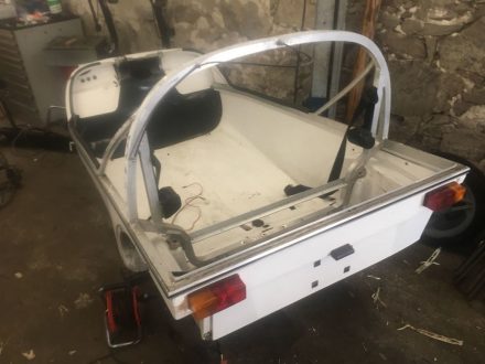 This is what we will be using: White Luran and spaceframe