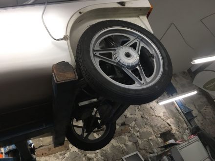 Wheels on - nearly there!