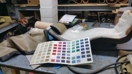 Which color will the new seats be?