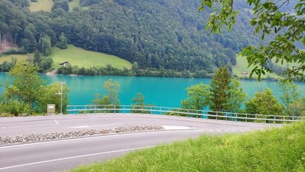 This is the actual hue of blue this lake is!