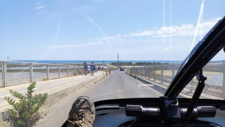 Approaching the sea