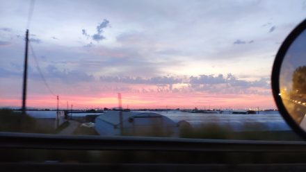 Pre-Dawn colors over Barcelona