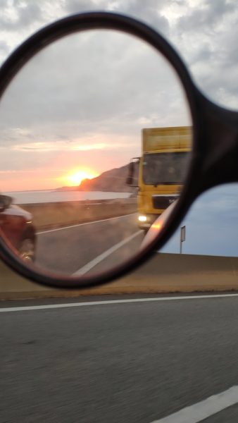 Sunrise over the coast