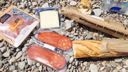 Our lunch at the beach
