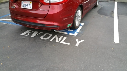handicapped EV-drivers!