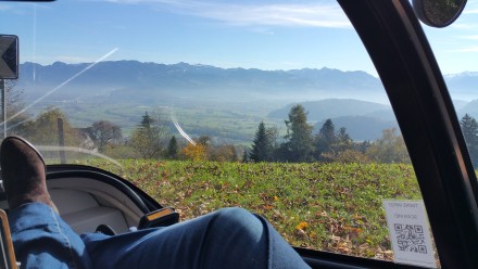 Driving towards Feldkirch
