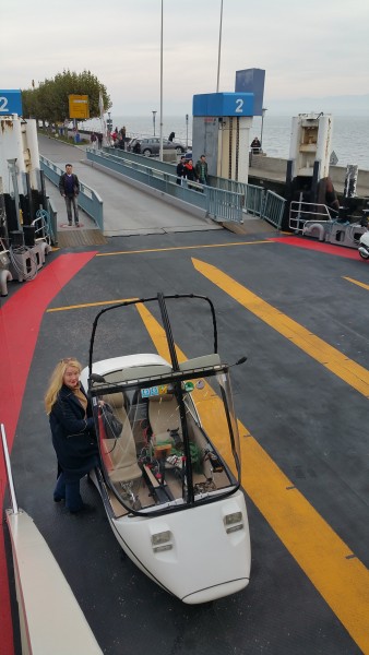 Claudia, my co-pilot tending to TW560