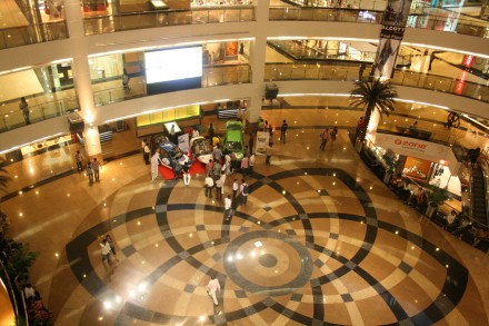 Parking in shopping centre