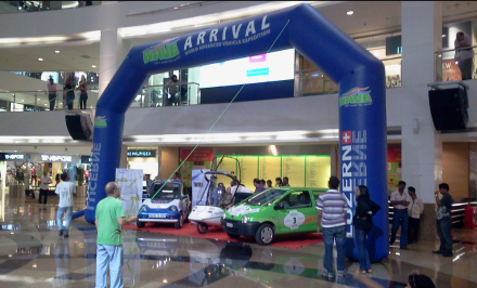 Parking in a shopping centre