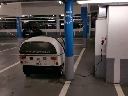 My secret 11kW charging point in Lausanne