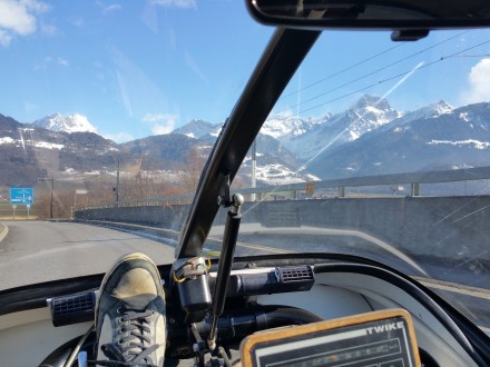 A beautiful day to cross Switzerland!
