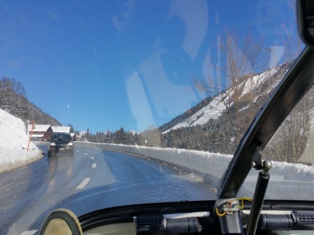Heading towards Gstaad