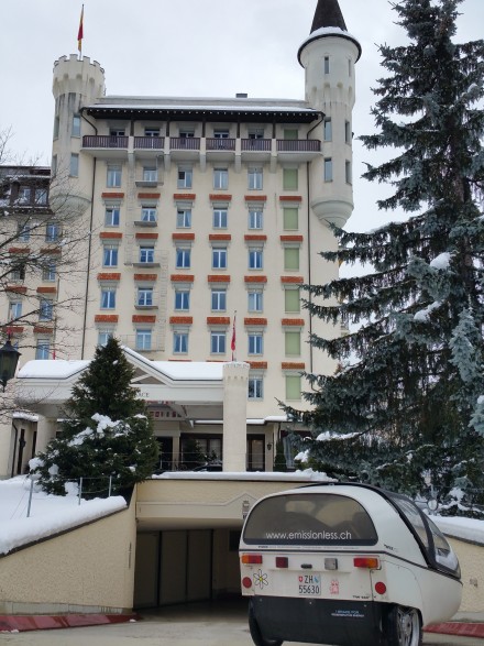 Charging in style @ Palace Hotel Gstaad