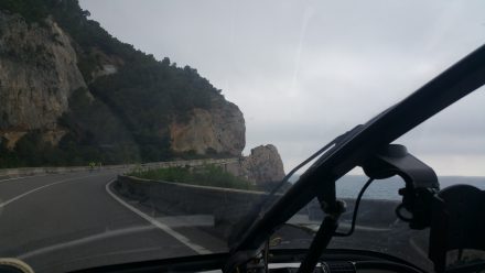 Ligurian coastal road