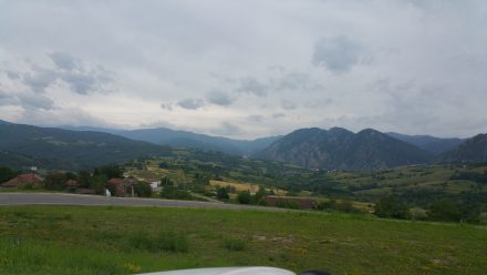 Slowly the hills are getting flatter again.
