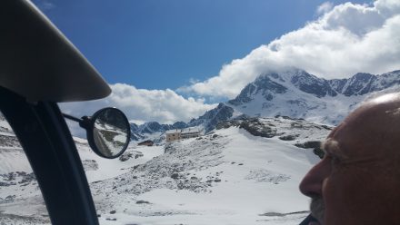 Nearly there: 2621m, passo di Gavia sight