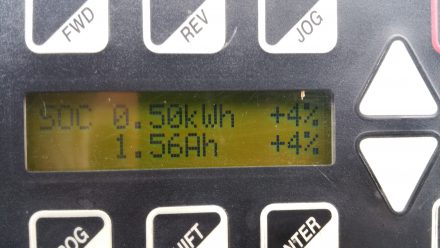 69 km to go = 7.2Wh/km :)