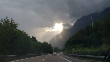 Dramatic weather around Walensee