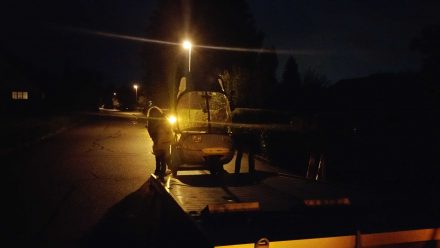 End of TW560's trip for today - another 10 km for me