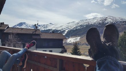 Chilling in Livigno