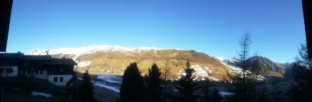 First view this morning from our room