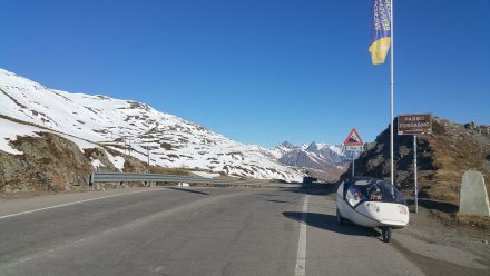 Our first pass for today - Passo Foscagno