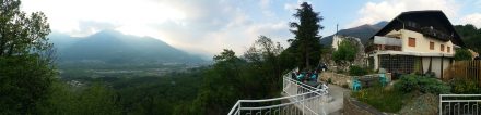View from our restaurant "la Roccia"