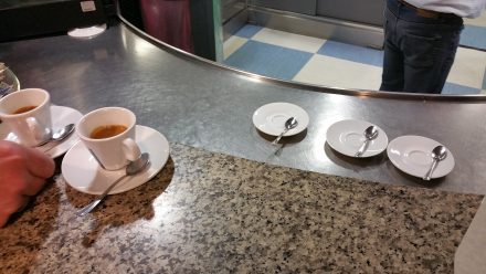 Getting my daily fix on the ferry