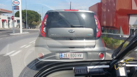The first electric car we see - a long distance traveller, too!